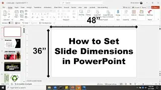 How to Set Slide Dimensions in PowerPoint