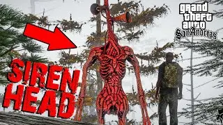 SIREN HEAD in GTA SAN ANDREAS ONLINE - SCARY GAMEPLAY