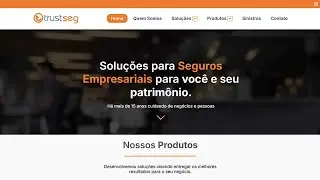 Site criado para Empresa de Seguros