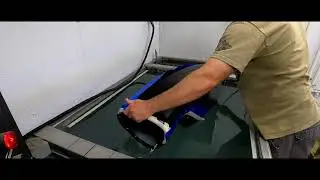 Carbon Fiber Hydrographics On Dragster Scoop!