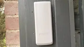 My new garage door opener going up and down