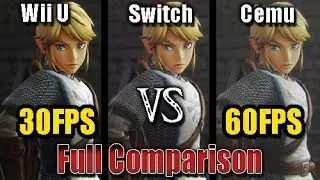 Hyrule Warriors - Switch vs Cemu vs Wii U (Full Comparison) (4K 60FPS)