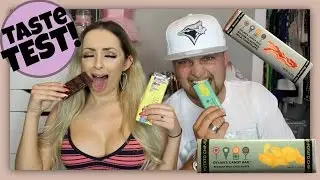 Trying GROSS Chocolate Bars With MY BOYFRIEND!