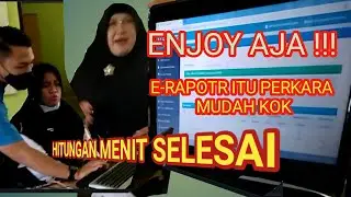 Mengintip Kehebohan Pengisian E-Raport, Hitungan Menit Selesai