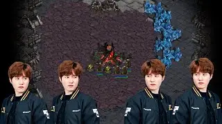 What if Bisu had 4 identical twins, and they were each 1 of these Zealots?
