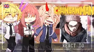 Chainsaw Man React To Itadori Yuji || Shibuya Arc | Jujutsu Kaisen| JJK | Gacha Club