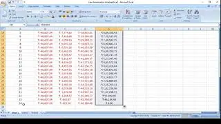 Calculate EMI, Interest and Balance(Principal) Unpaid in Excel/ PMT, IPMT, PPMT Function