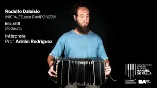 Rodolfo Daluisio: INICIALES para BANDONEÓN, Inicial III (Moderato)