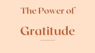 Ps Ally Cawthorn  |  The Power of Gratitude