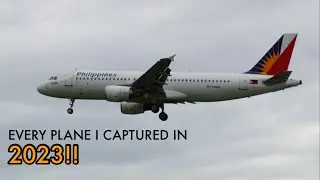 Every Plane I Captured in 2023 | #shorts