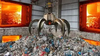How They Burn Tons of Trash Inside Massive Incineration Plant
