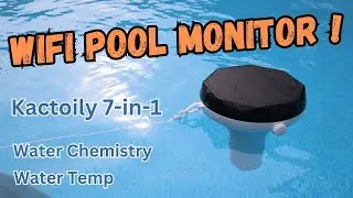 WiFi POOL MONITOR by Kactoily - pH, Chlorine, ORP, Temp, EC, Salinity and TDS