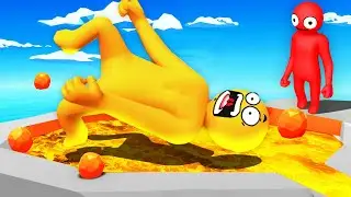 We SURVIVE an ACTIVE VOLCANO as Ragdoll Fighters... (Havocado)