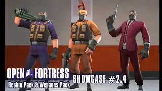 Open Fortress Reskin Pack & Weapons Pack Mods - Showcase Gameplay #2.4 | TF2 Android Mod