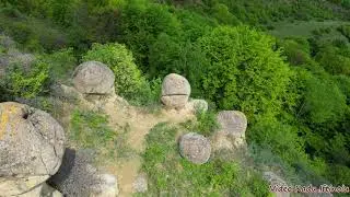 Trovanții de Chiojdu, județul Buzău - filmare aeriană