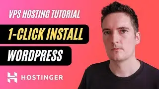 1-Click Install WordPress on VPS (Hostinger)