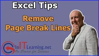 Remove Page Break Lines in Excel