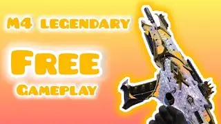gemplay with new free legendary m4#codm#call of duty#free