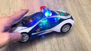 Motion activated police car trigger object demo