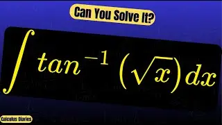 Integration of arctan(sqrt(x)): A Clear Step-by-Step Solution