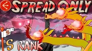 Cuphead - SPREAD vs DRAGON Challenge 【Expert, No Damage, S Rank, No Charms】