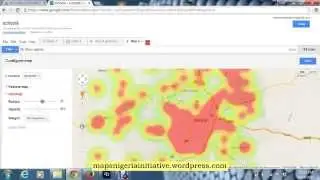 Creating and Publishing Feature and Heat maps with Google Fusion Tables