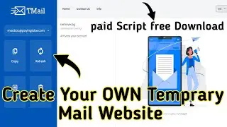 Create your own temporary mail website | paid script free download