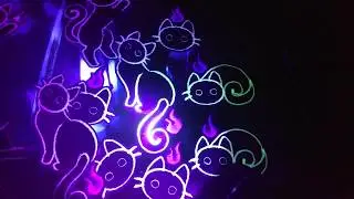 Glow in the dark Special Thread embroidered patches
