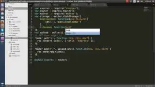 Upload multiple files/images with extension in nodejs