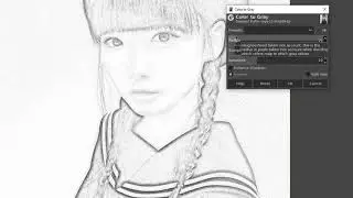 GIMP TUTORIAL - How to make a photo look like a drawing - GIMP 2.10.8