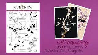 Altenew Stamps Intro - Under the Cherry Blossom Tree