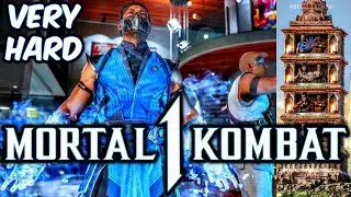 MK1 *SUB ZERO* VERY HARD KLASSIC TOWER GAMEPLAY!! (KLASSIC KANO AS KAMEO) 1080p 60 FPS (MK12)