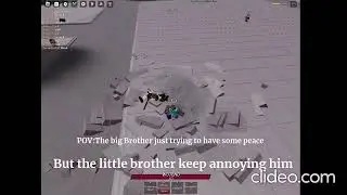 Pov:The little brother annoys the big brother.But then the big brother had enough 💀💀💀