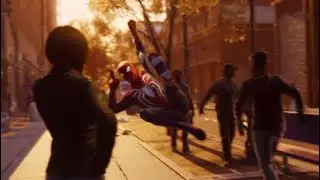 Spider-Man Ps4 Traje araña blanca intro