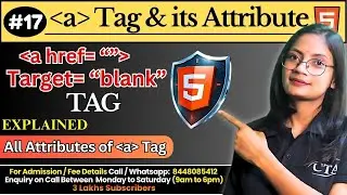 #17 Hyper Link Tag in HTML with Example | How to Create Hyperlink Tag in HTML? | CTA