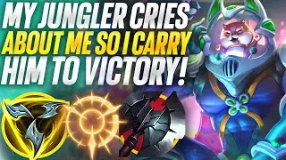 My Jungler cries about me so I carry him to Victory! | Carnarius | League of Legends