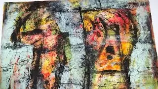 Monoprinting with multiple layers