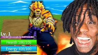 Starting Over as a Level 1 With MAX LEVEL Tiger Fruit in Blox Fruits