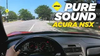 POV: You drive a mint condition 90's Acura NSX | PURE SOUND (4K)