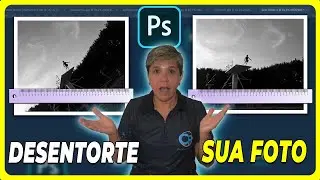 CORRIGINDO FOTO INCLINADA | DESENTORTAR SUA IMAGEM EM PASSOS SIMPLES NO PHOTOSHOP