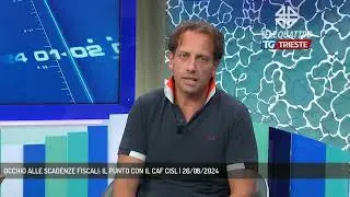 OCCHIO ALLE SCADENZE FISCALI: IL PUNTO CON IL CAF CISL | 26/08/2024