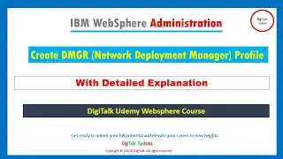 Demo: Create DMGR (Network Deployment Profile) in WebSphere (With Detailed Explanation)