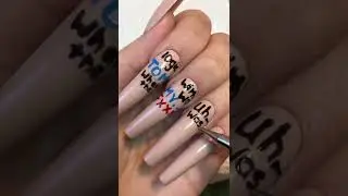 Love Island  TOMMY!!! #nailsbydel#one_pint#nails#acrylics#mollymae#loveisland#nailporn#nailaddicts#