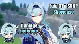 Eula C1 & Song of Broken Pines Showcase - How Much Damage I Can Get