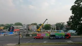 A time-lapse of Canadian haze over DC.