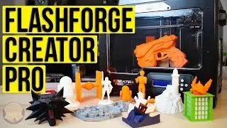 Flashforge Creator Pro Review! 3D printing a Japanese Lantern!