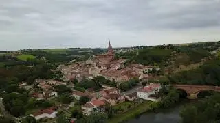 Cintegabelle vue du ciel