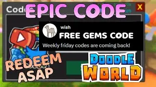 [FRIDAY CODE] NEW FREE GEMS CODE IN DOODLE WORLD - ROBLOX