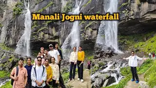 Manali jogni waterfall Best tourism place in Himachal Pradesh 🙏#jogniwaterfall # Manali