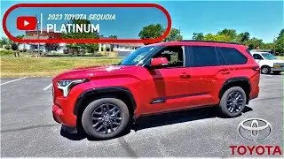 2023 Toyota Sequoia Platinum 4WD Full Detailed Review and Drive | Toyota's BIGGEST SUV!